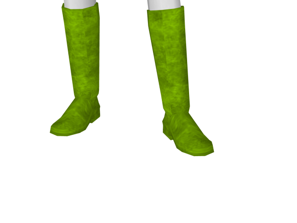 Avatar Lime "vrayola" crayon costume boots