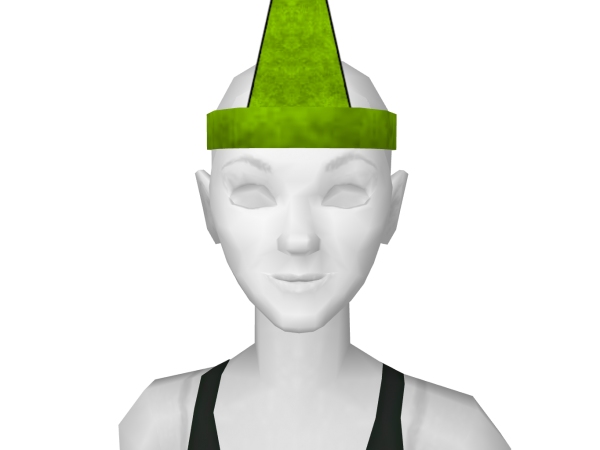 Avatar Lime "vrayola" crayon costume headpiece