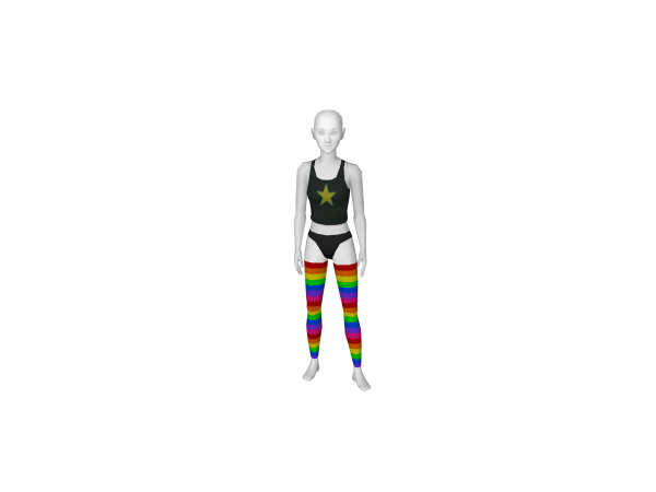 Avatar Rainbow brite stockings