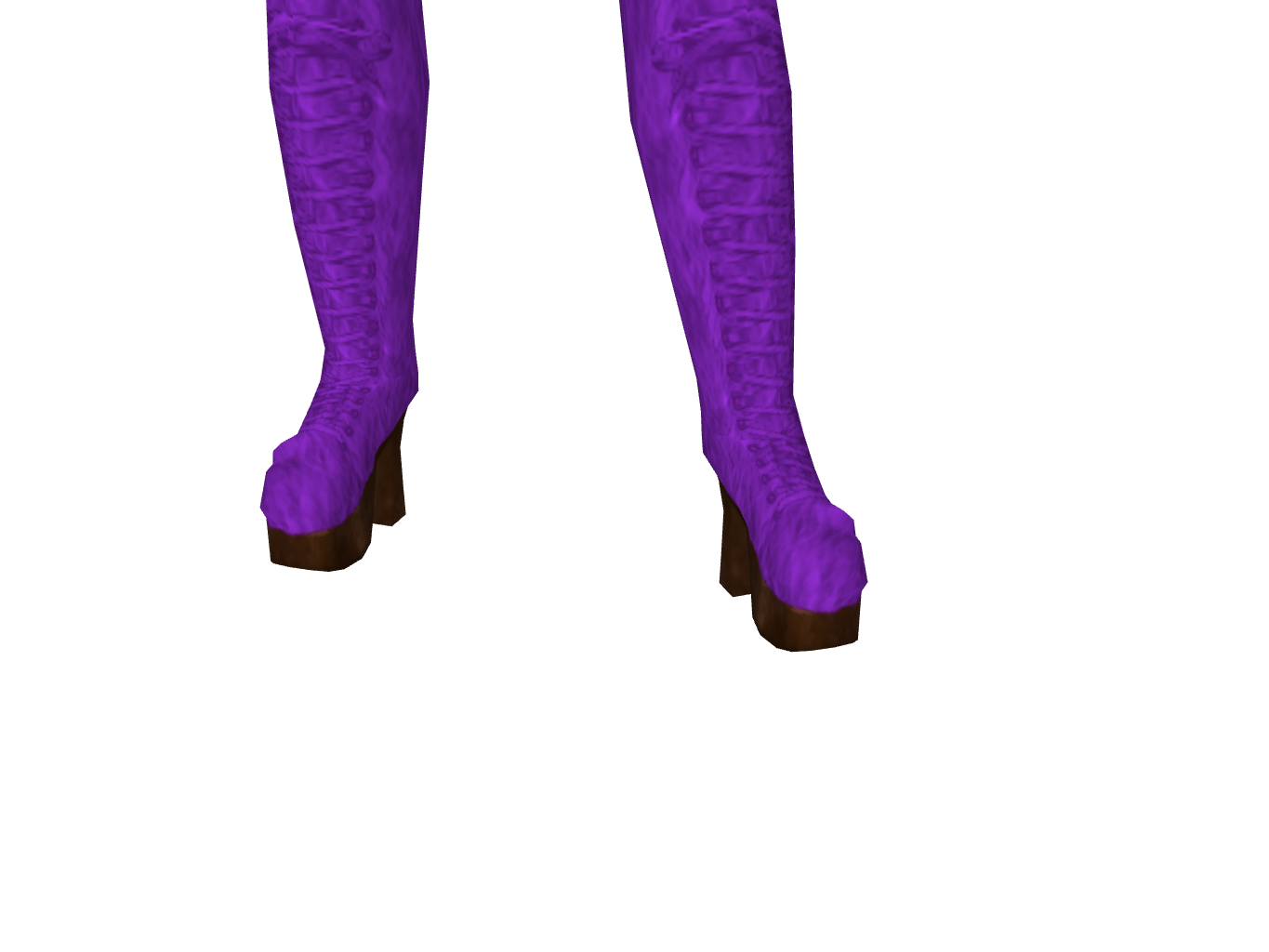 purple unicorn boots