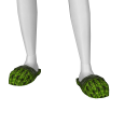 Avatar Green zombie slippers