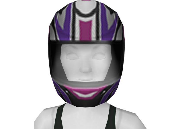 Avatar Striped purple KongMoto Helmet