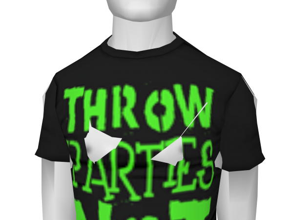 Avatar Guy's throw parties not grenades shirt