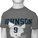 Avatar Light gray jersey football tee