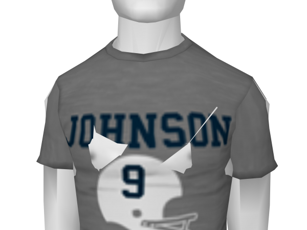 Avatar Light gray jersey football tee