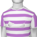 Avatar Purple striped tee