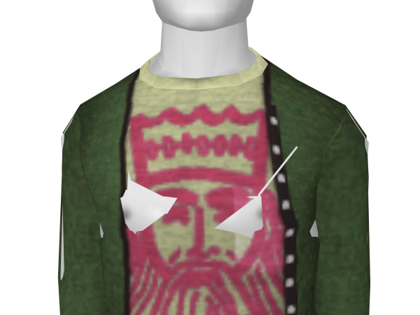 Avatar Roger cardigan in grass