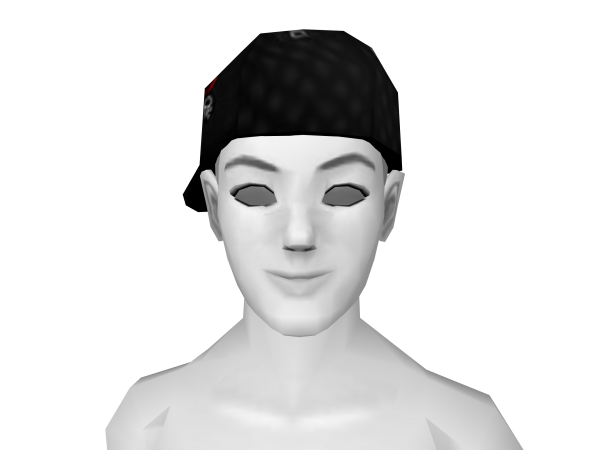 Avatar Black skull cap with pins