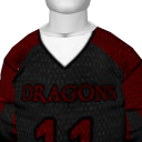 Avatar Dragons football jersey