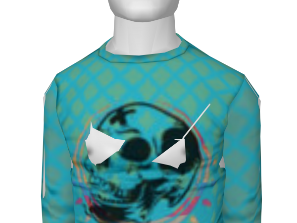 Avatar Teal danger long sleeve tee