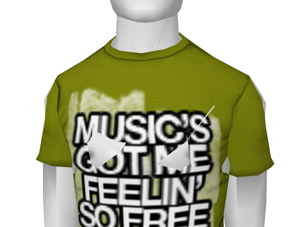 Avatar Music's got me feelin' so free tee