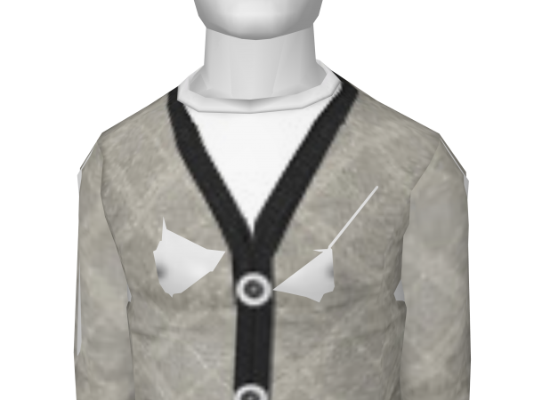 Avatar Plaided gray cardigan