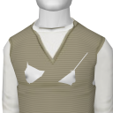 Avatar Beige stripped v-neck vest