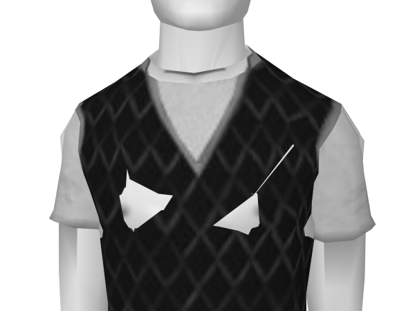 Avatar Diamond crusted v-neck vest