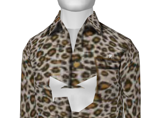 Avatar Cheetah print pajama top