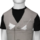 Avatar Tan button up vest