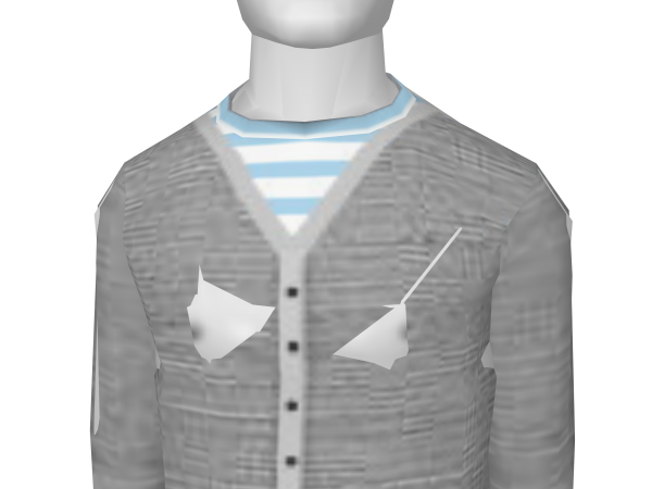 Avatar Grey pocketed cardigan
