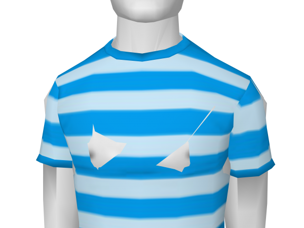 Avatar Blue and white striped shirt