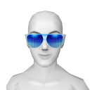 Avatar Blue vision glasses.