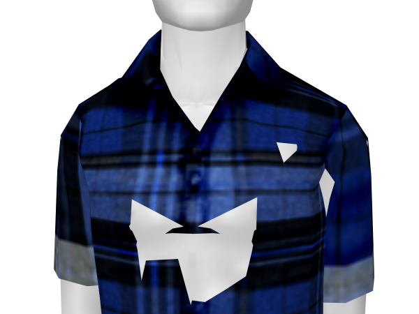 Avatar Blue plaid carpenter flannel