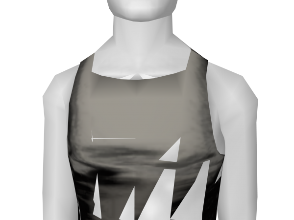 Avatar Gray & black athletic tank top.