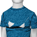 Avatar Dark aqua enbossed shirt