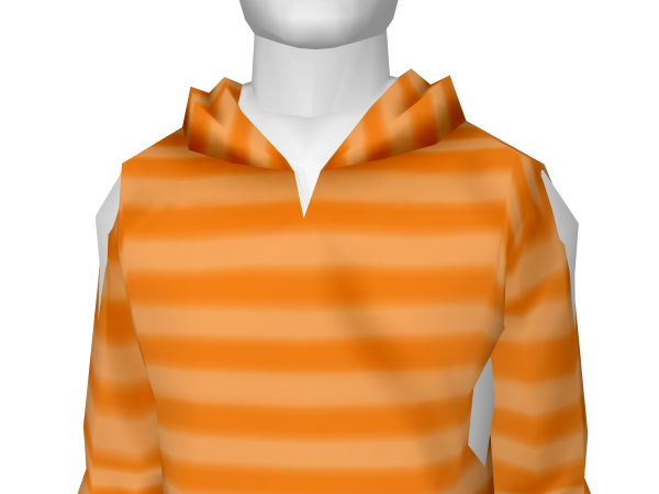 Avatar Orange striped hoodie