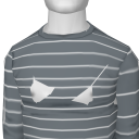 Avatar Grey striped shirt