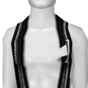 Avatar Black towel over shoulders