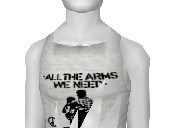 Avatar All the arms we need stenciled beater