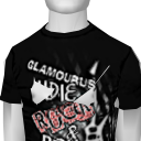 Avatar Glamourus indie rock & roll t-shirt