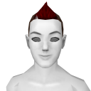 Avatar Brown & red fauxhawk