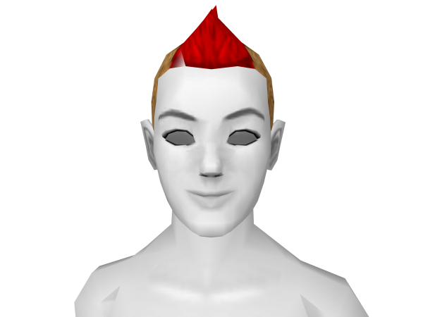 Avatar Blonde & red fauxhawk