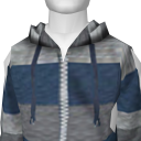 Avatar Striped slub hoodie