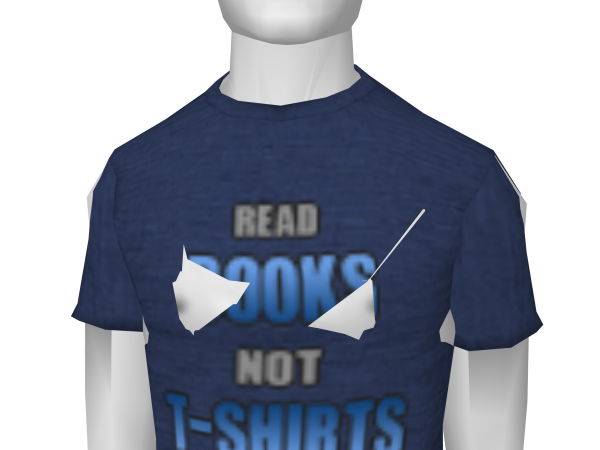 Avatar Read books not t-shirts (word art design)