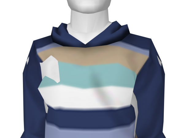 Avatar Striped hoodie (blue)