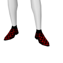 Avatar Red and black checkered oxfords