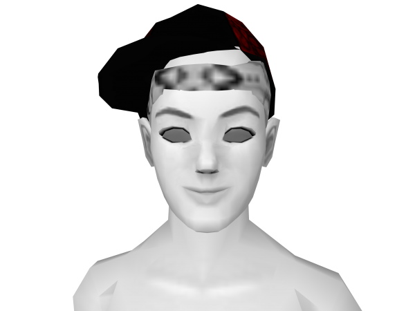 Avatar Black and red bandana patterned hat