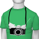 Avatar Green camera tee