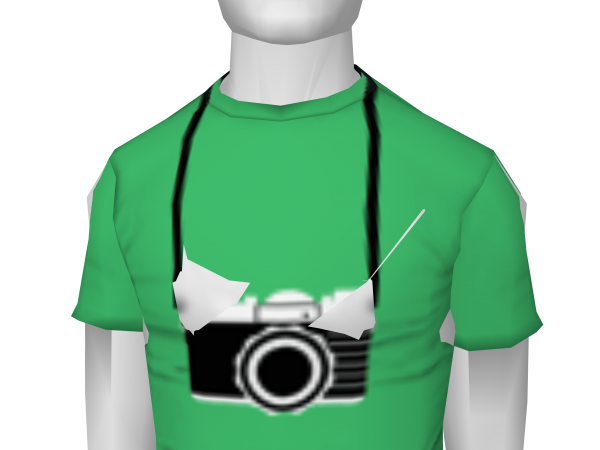 Avatar Green camera tee